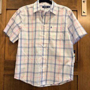 IZOD BOYS SHORT SLEEVE DRESS SHIRT ~ NWT